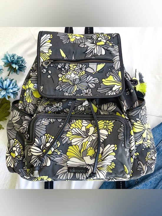 Sakroots floral backpack. - Picture 2 of 16